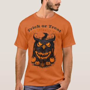 T-shirt Trick or Treat avec une touche de sorcellerie