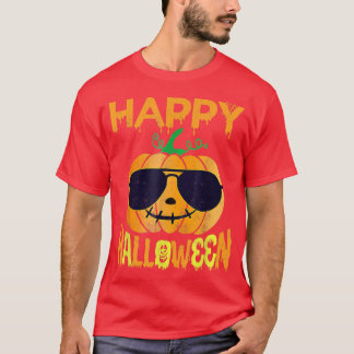 T-shirt Trick Or Treat Halloween Shirt, Pumpkin Happy Hall