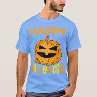 T-shirt Trick Or Treat Halloween Shirt, Pumpkin Happy Hall