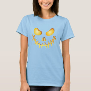 T-shirt Trick or Treat Halloween Visage d'art Abstrait