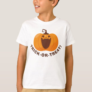 T-shirt Trick or Treat mignonne Halloween Citrouille orang