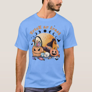 T-shirt Trick Or Treat Phase Scary Pumkin Witch Vibes