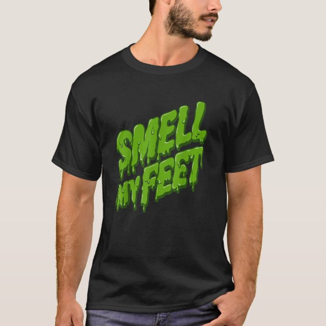 T-shirt Trick or Treat SMELL MY FEET  TShirt105 (Devant)