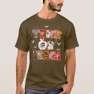T-shirt Trick ou enseigner drôle Enseignant Halloween
