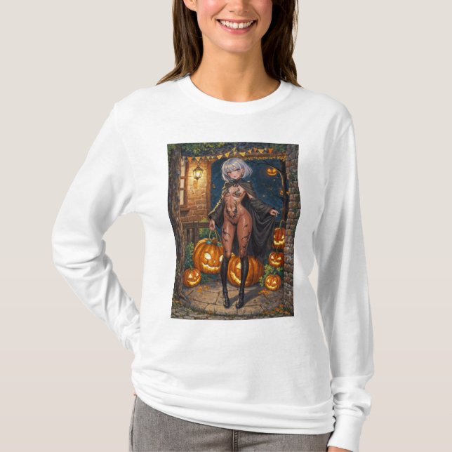 T-shirt Trick ou le traitement, Brave Halloween Costume Gi (Devant)