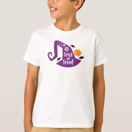 T-shirt Trick Ou Traite, Casquette De Sorcière, Chauves-Fe