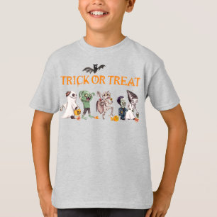 T-shirt Trick ou traitement des monstres à la parade