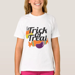 T-shirt Trick ou traiter Halloween bonbon Personnalisé