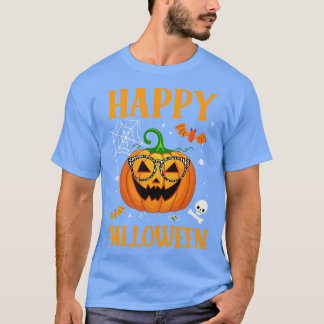 T-shirt Trick Ou Traiter Halloween Citrouille Joyeux Hallo