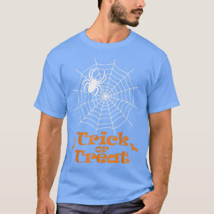 T-shirt Trick ou Treat Spider, Spider Web et Bats