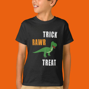 T-shirt Trick Rawr Treat Cute Halloween Tyrannosaurus Rex