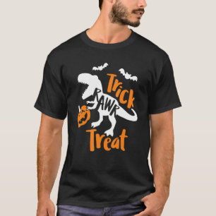 T-shirt Trick Rawr Treat Halloween Trick Ou Treat Trex Tea