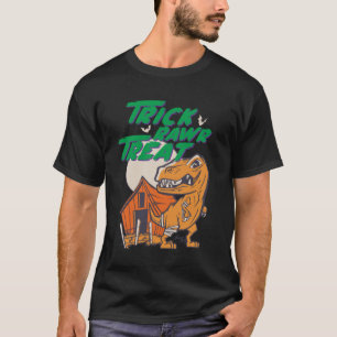 T-shirt Trick Rawr Treat T Rex Funny Halloween Dinosaur
