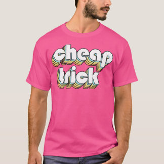 T-shirt Trick Retro pas cher Typographie arc-en-ciel style