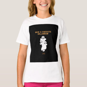 T-shirt Trickster Ghosts Girls White Basic T Shirt