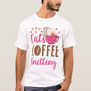T-shirt Tricot Café Chats