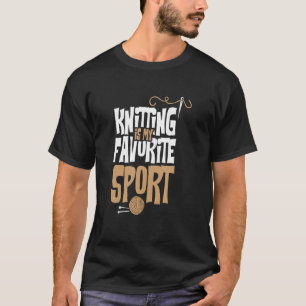 T-shirt Tricot Coudre Crochet I Tricot Est Mon Favori