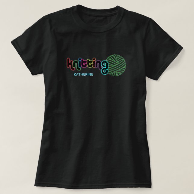T-shirt Tricot de la lumière séquentielle (Design devant)