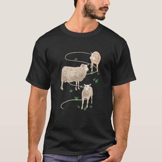 T-shirt Tricot de prise de fil Textile tissu motif tissage (Devant)