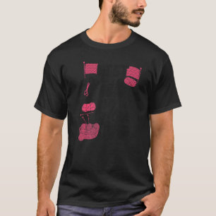 T-shirt Tricot Knitter Maman Meilleur Tricot Maman Jamais