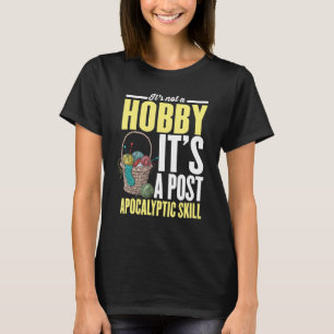 T-shirt Tricot Post Apocalyptique Vie compétences Knitter