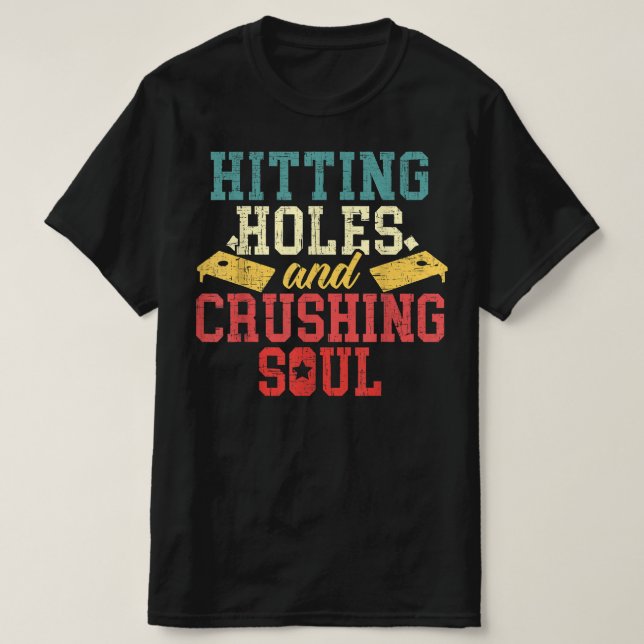 T-shirt Tricoter des trous Épaules (Design devant)