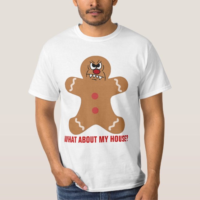 T-shirt Tricoter Gingerbread Homme Cookie (Devant)