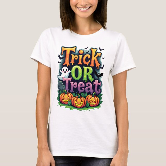 T-shirt Tricoter ou traiter un script moderne femmes Hallo (Devant)