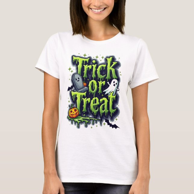 T-shirt Tricoter ou traiter un script moderne femmes Hallo (Devant)