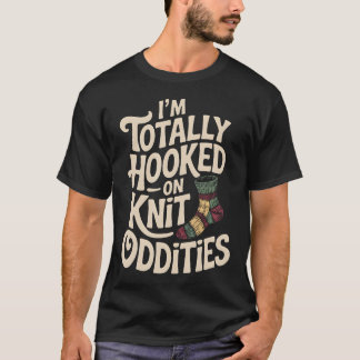 T-shirt Tricoteurs d'une chaussette Crafters Enthusiastes 