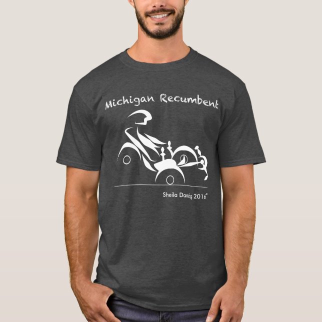 T-shirt Tricycles couchés du Michigan (Devant)