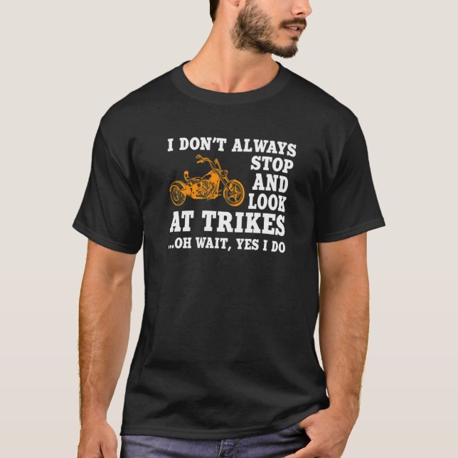 T-shirt Trike Motorcycle Triker Biker (Devant)