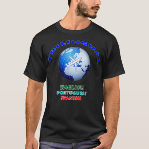 T-shirt Trilingue anglais espagnol portugais 2