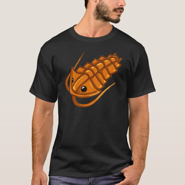 T-shirt Trilobite orange (Devant)