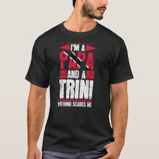 T-shirt Trini Papa Tobago Trinidad Drapeau Trinité-et-Toba