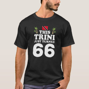 T-shirt Trini vient d'atteindre 66 Trinité 66e anniversair