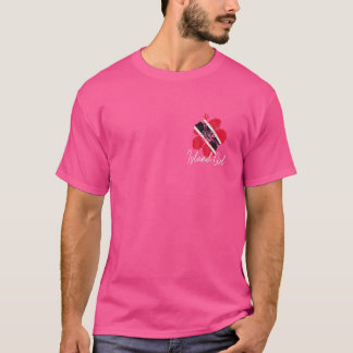 T-shirt Trinité-et-Tobago Girl Trinidadian Flag Pride Root