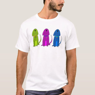 T-shirt Trio de chien