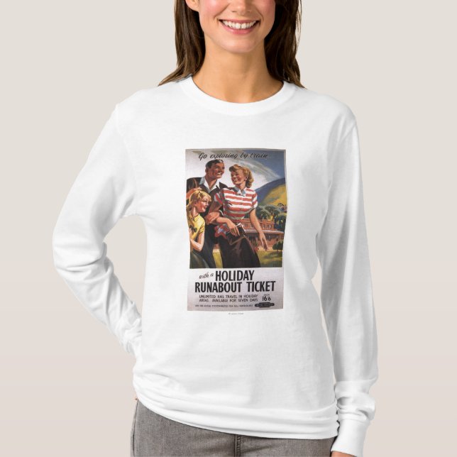T-shirt Trio de famille sur l'épargne de vagabond de (Devant)