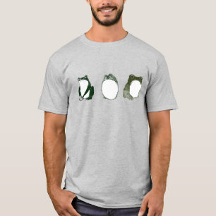 T-shirt Trio de grenouilles japonaises grumeuses crapauds 