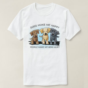T-shirt Trio de KiniArt Labrador