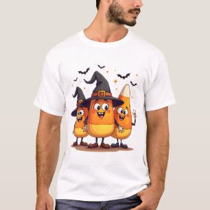T-shirt Trio de maïs en bonbon - Personnages drôles d'Hall