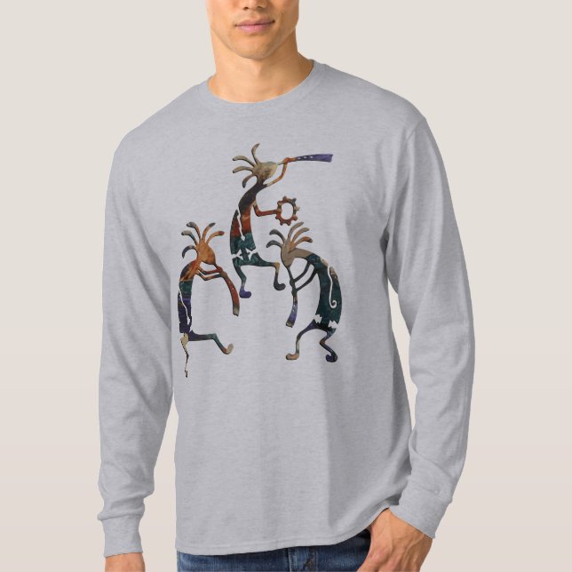 T-shirt Trio de musicien de KOKOPELLI + vos idées (Devant)