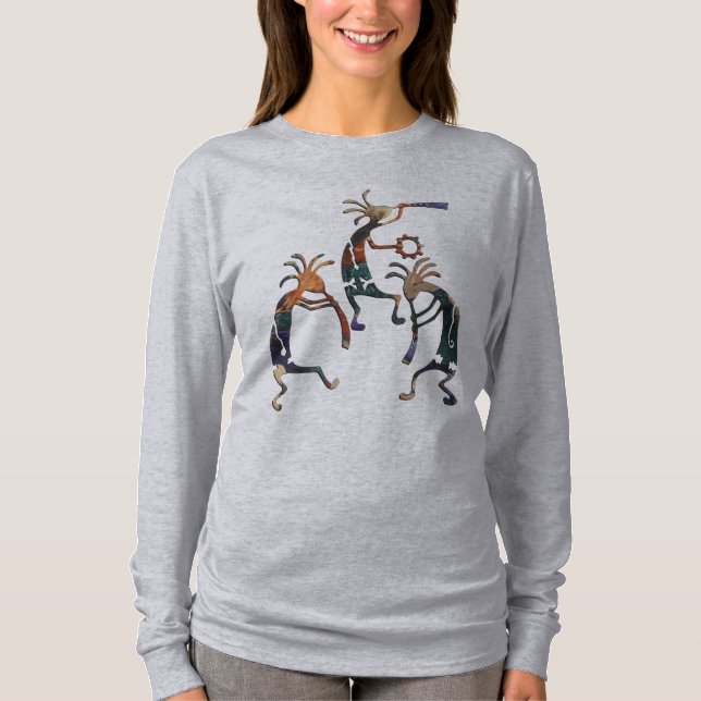 T-shirt Trio de musicien de KOKOPELLI + vos idées (Devant)