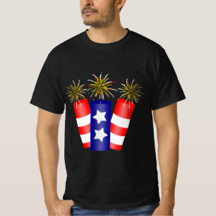 T-shirt Trio de pétards pour 4 juillet