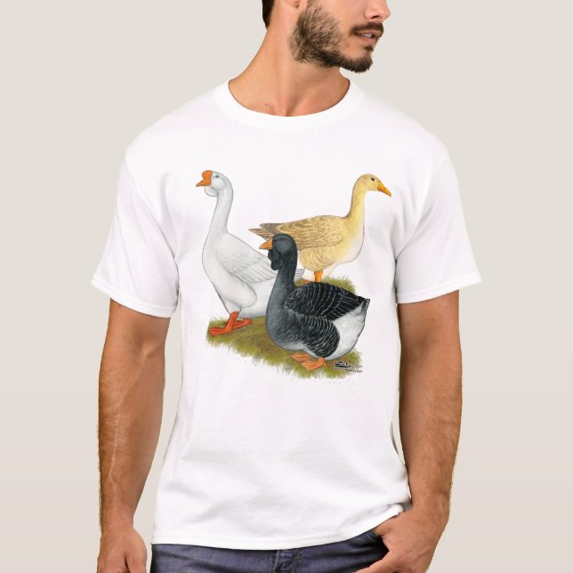 T-shirt Trio d'oie (Devant)