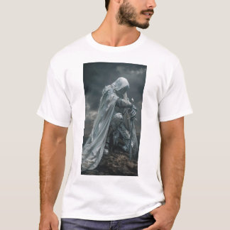 T-shirt Trio du guerrier de l'Imaginaire | Armure blanche