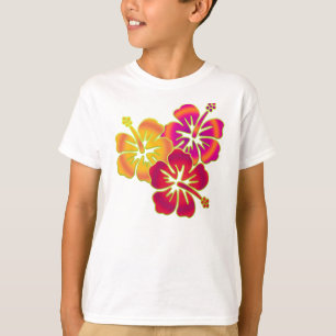 T-shirt trio hibiscus