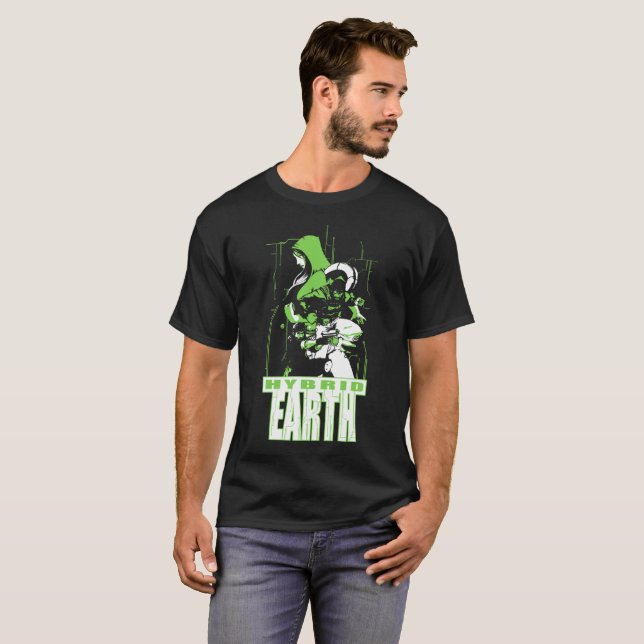 T-shirt Trio hybride de la terre (Devant entier)