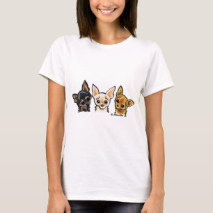 T-shirt Trio Smooth Chihuahua